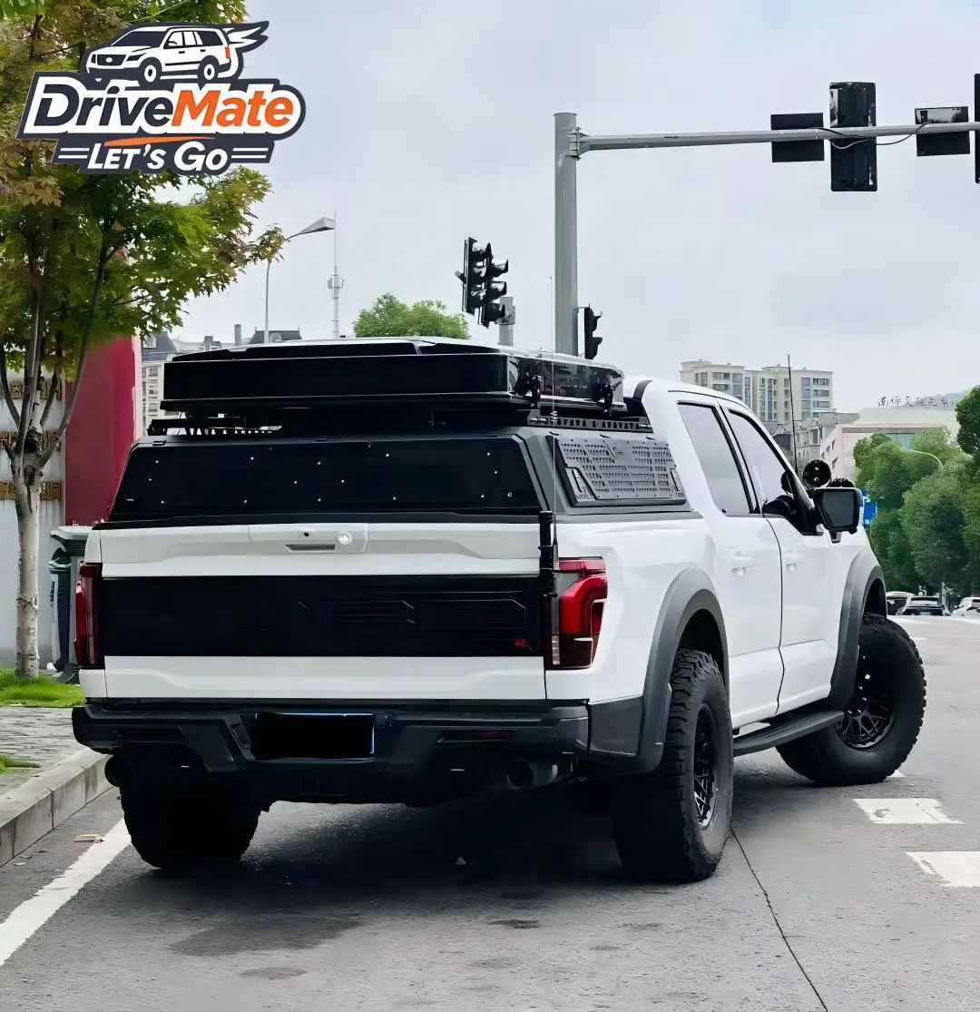 For Semi High Canopy Topper Outdoor Glass Side Door Multi Function Hard Cover Topper Canopy for Isuzu Nissan Toyota Hilux