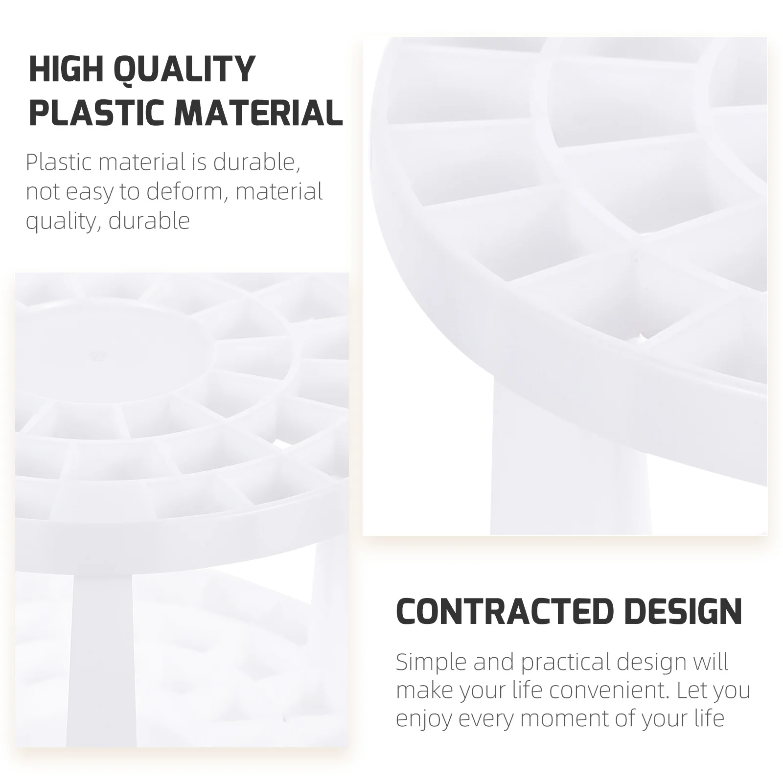 

49 Holes Paintbrush Holder Plastic Round Brush Stand For Pencils Paint Art Supplies Organizer Desktop Storage Rack Students
