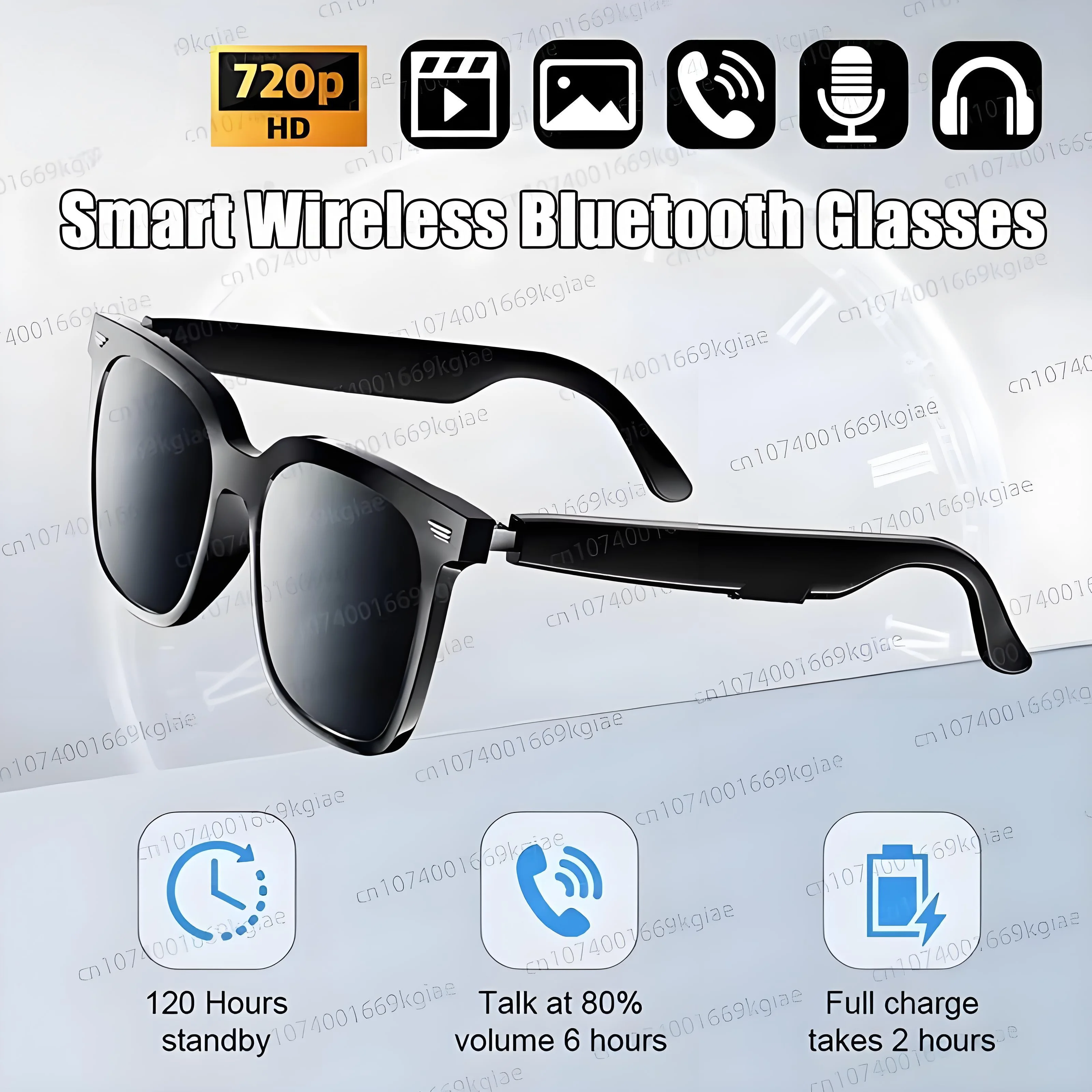 

2026 New Smart Wireless Bluetooth Glasses Multifunctional Sunglasses Sport Glasses Video Recording Calling Music Playback