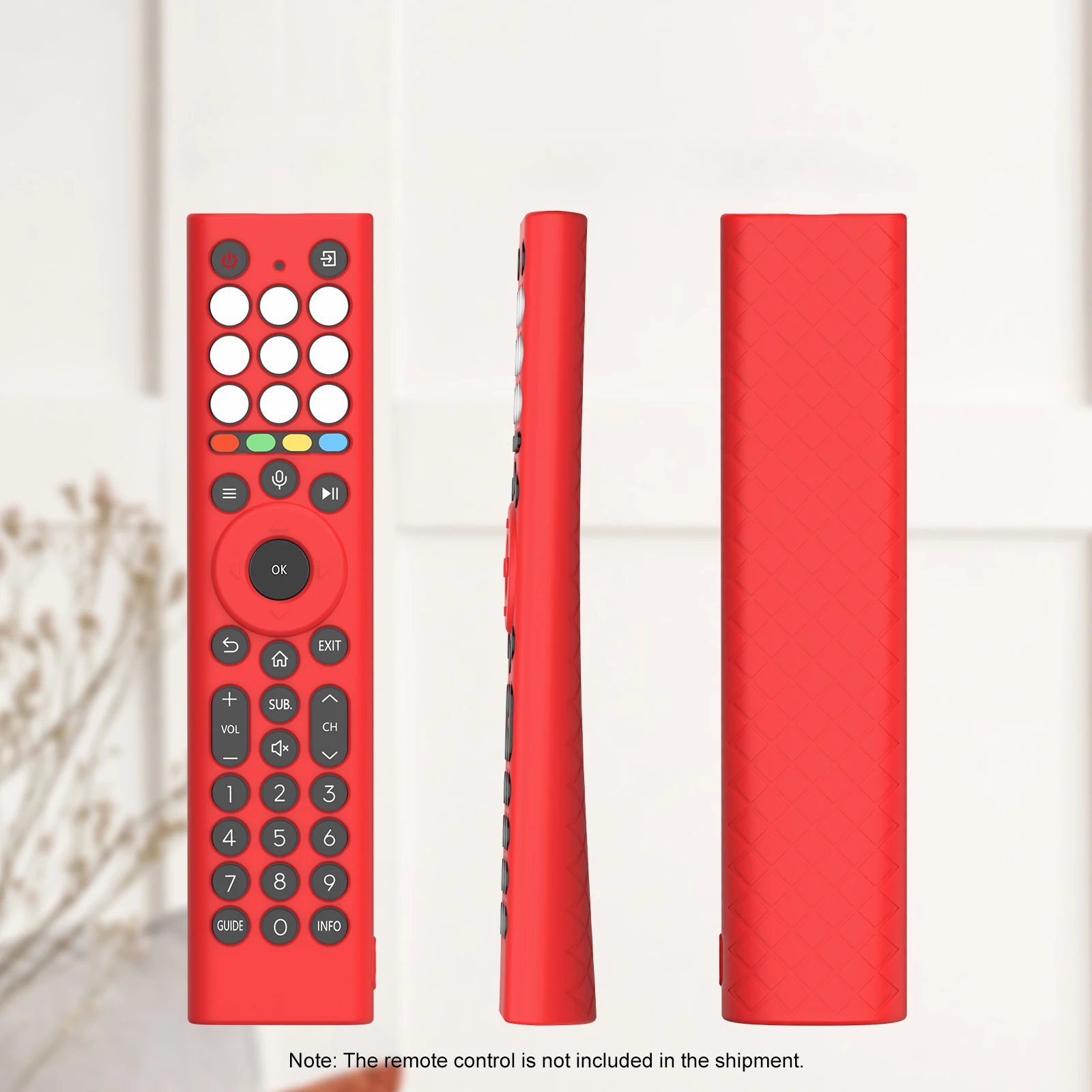 For HISENSE ERF2K38H Remote Control Protective Case Anti-Scratch Full-Coverage Silicone Protective Case TV Supplies Tool