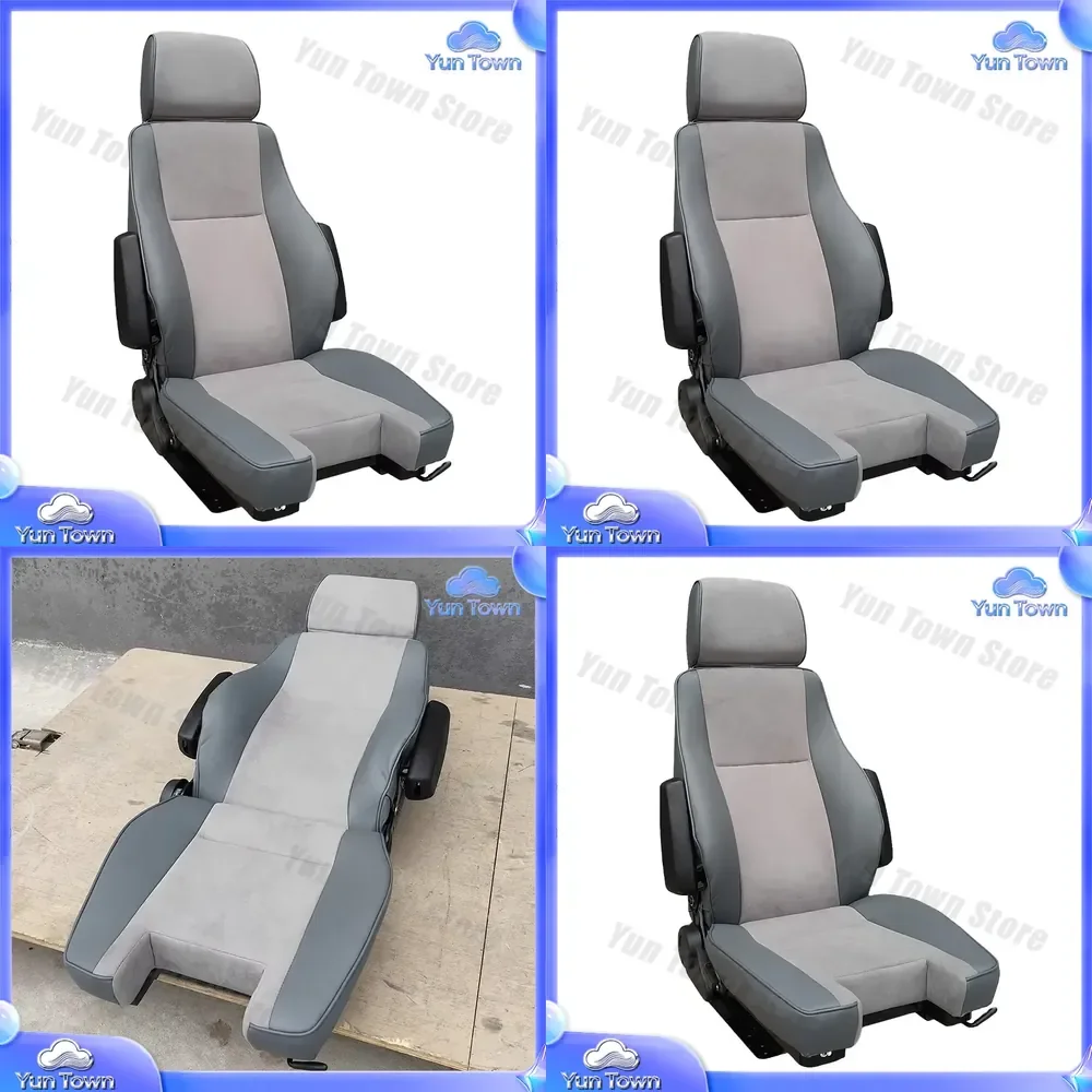 Leather Flight Emulator Seat for Crew Training for Airbus Boeing for Aviation Simulation Adjustable Backrest Angle Slide Rail
