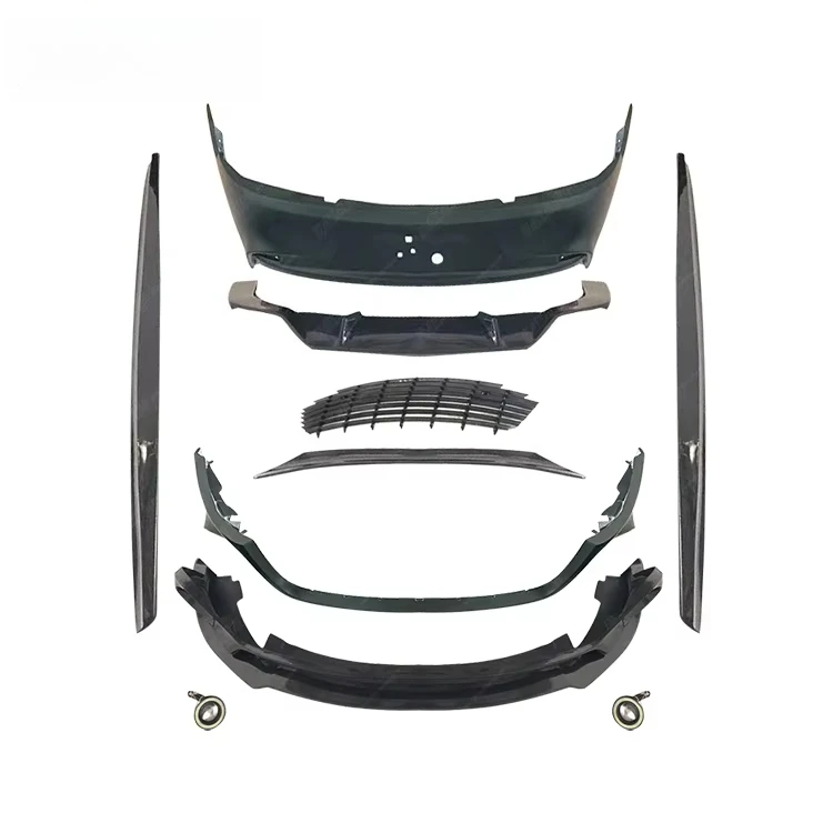 AMR Style Bodykit for Aston Martin Rapide S 4 Doors Front Lip Side Skirts Rear Diffuser Rear Bumper Auto Parts