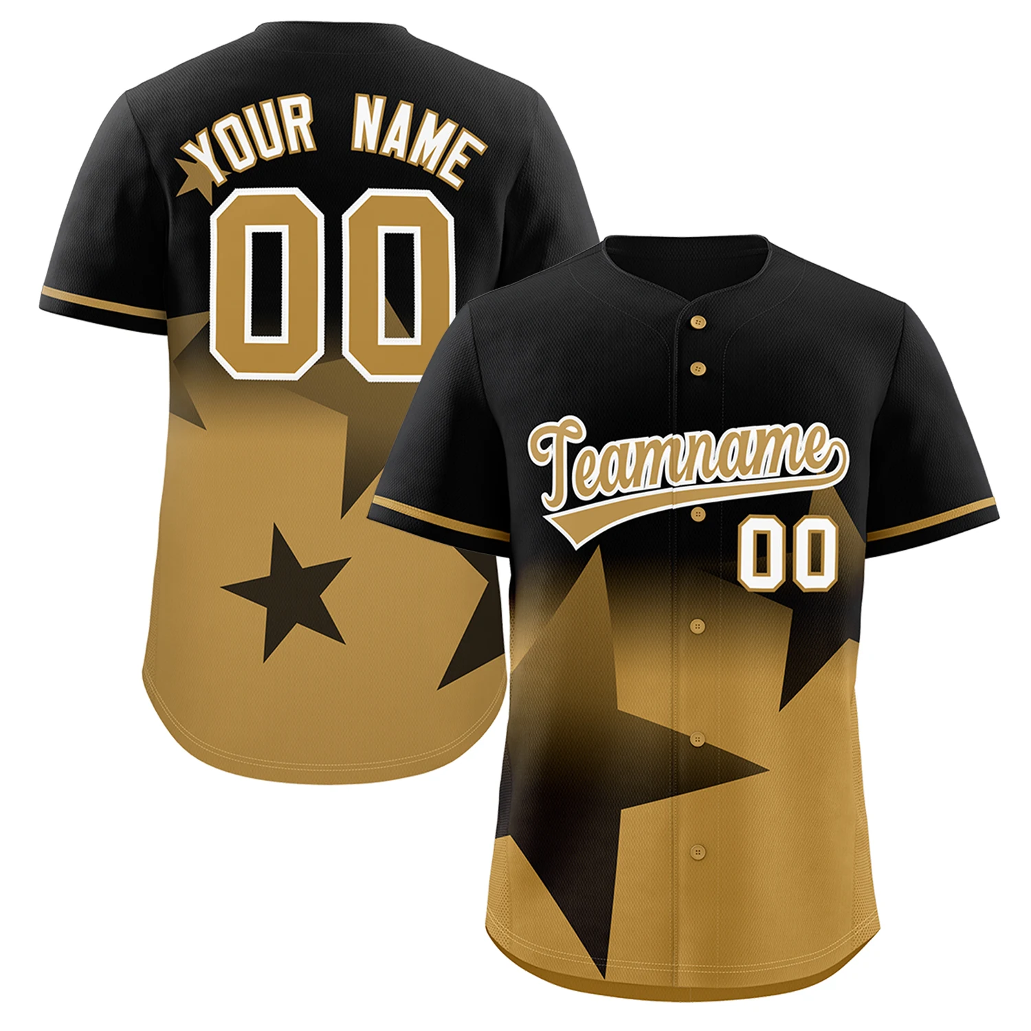 Customized Gradient Baseball Jerseys Stitched Name Shirts Sports Uniform for Men Women Boy