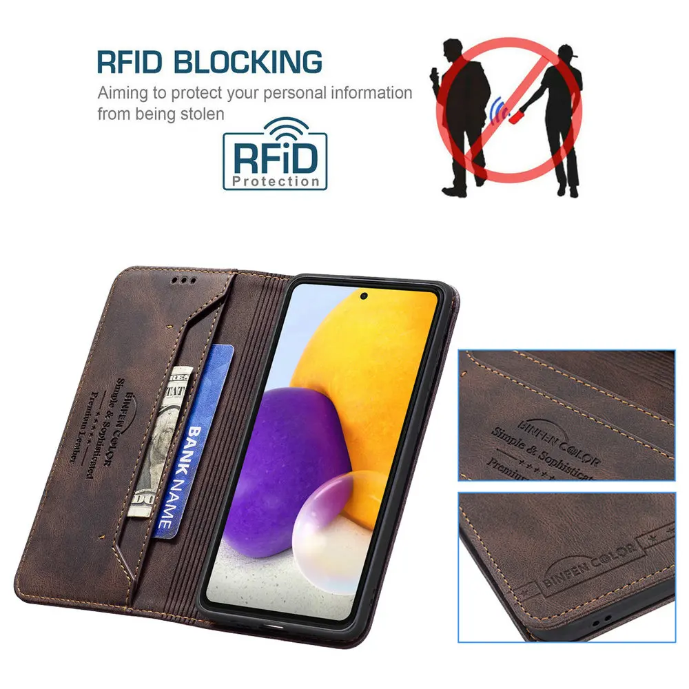 For Infinix Note 11 Pro Premium Flip Case Leather Texture Pocket RFID Block Wallet Cover Funda Hot 11s Nfc 10 Play Note11 s 11t