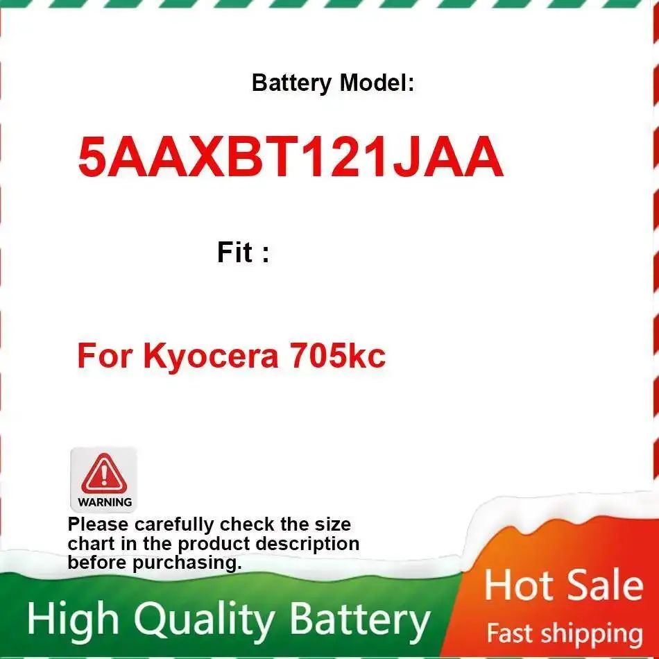 

2550 мАч хороший низкотемпературный аккумулятор для мобильного телефона Kyocera 705Kc 5AAXBT121JAA, высокое качество