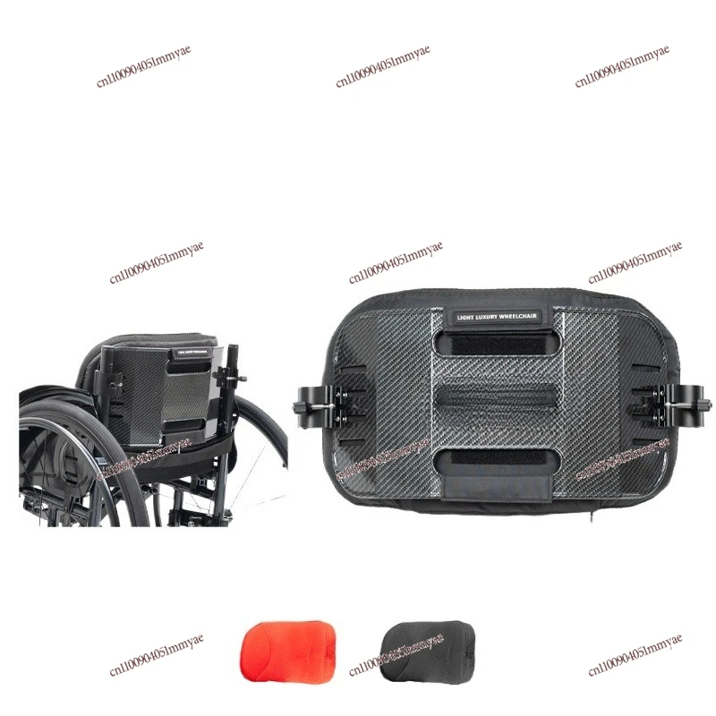 Hard backrest waist protection, easy force, breathable, quick disassembly and assembly, aluminum alloy wheelchair cushion
