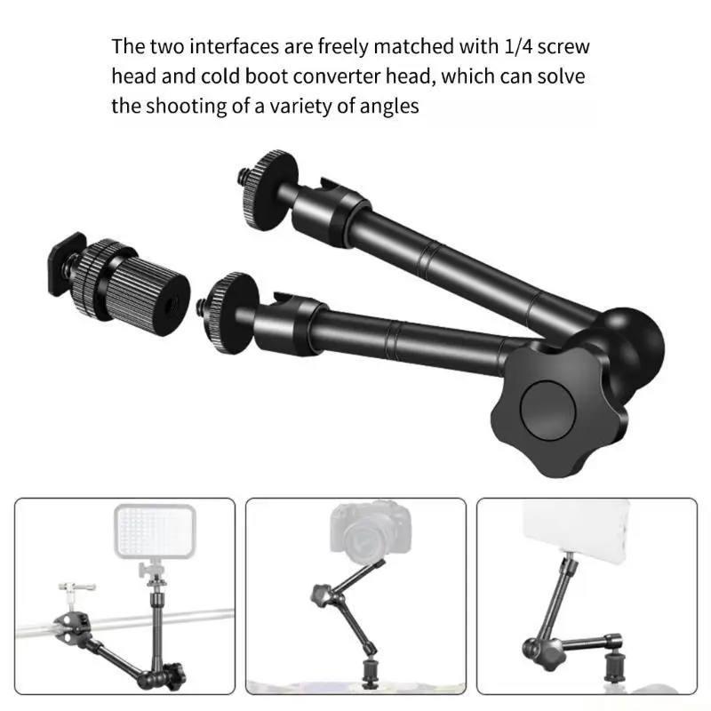 E56B Metal Clamp 7inch/11inch Flexible Arm for Photographers and  Content Creators