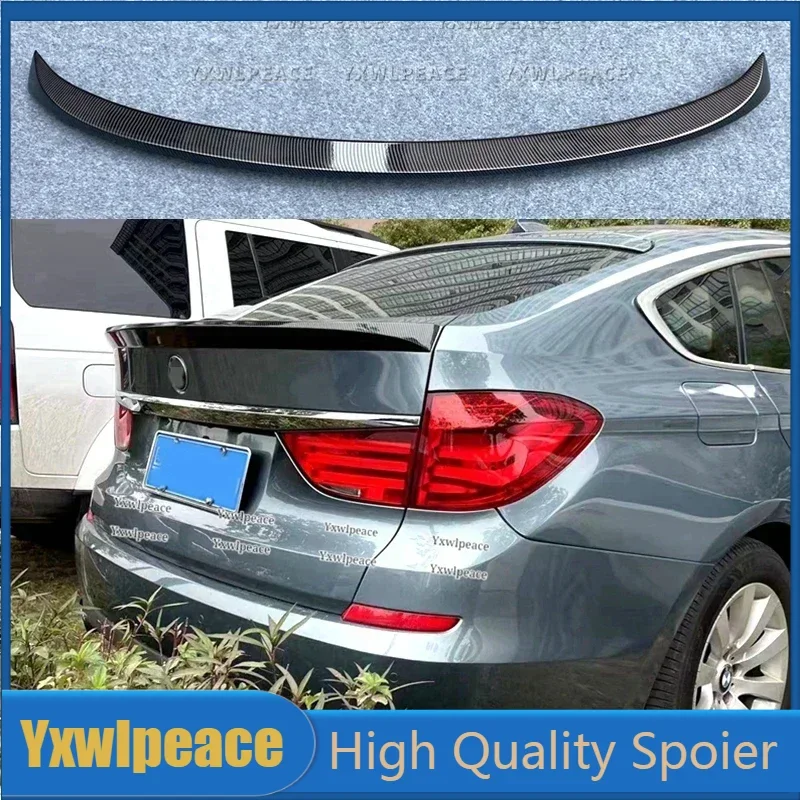 

For BMW 5 Series GT F07 Spoiler 2010-2013 High Quality ABS Plastic AC Style Rear Trunk Lip Spoiler Body Kit Accessories