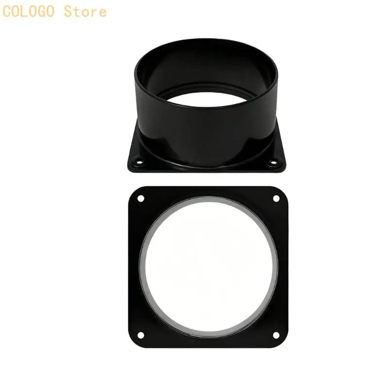 Professional PVC Air Vent Flange Joint Dryer Vent Plastic Wall Plate Air Outlet Adapter For Efficient Airflows Enduring D0LD