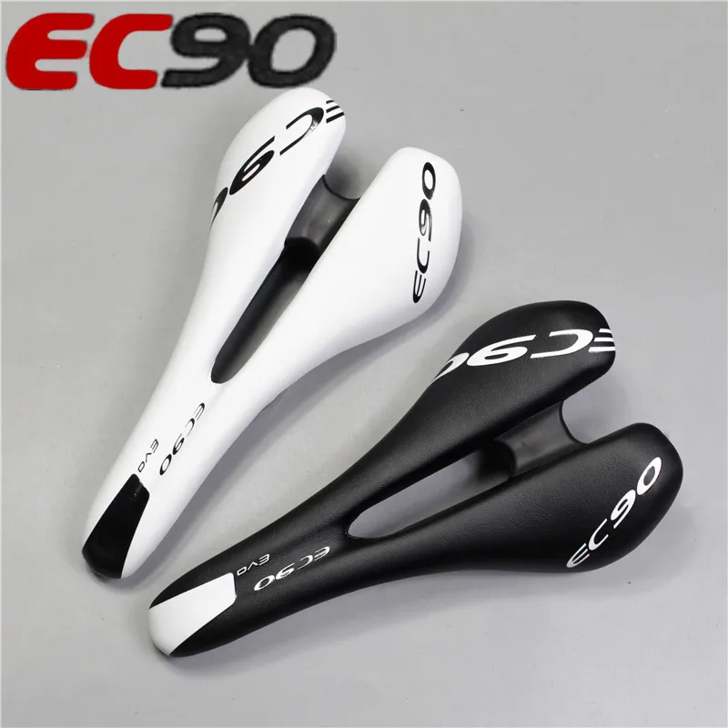 

EC90 Bicycle Saddle Men Gel Comfort Bikes Cushion Ultra Light Steel Rail Hollow Design MTB Road Bike Seat Racing Cycling Parts