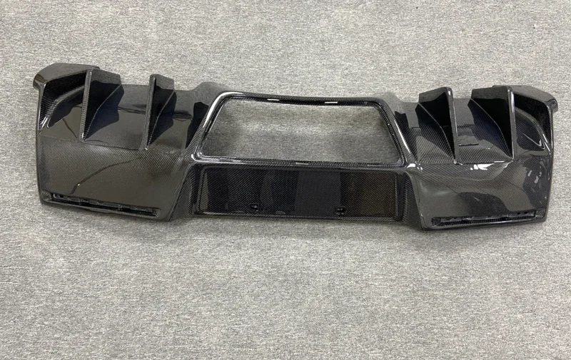 

For 2014-2019 Chevrolet Corvette C7 Stingray RZA style Carbon Fiber Rear Bumper Diffuser Lip