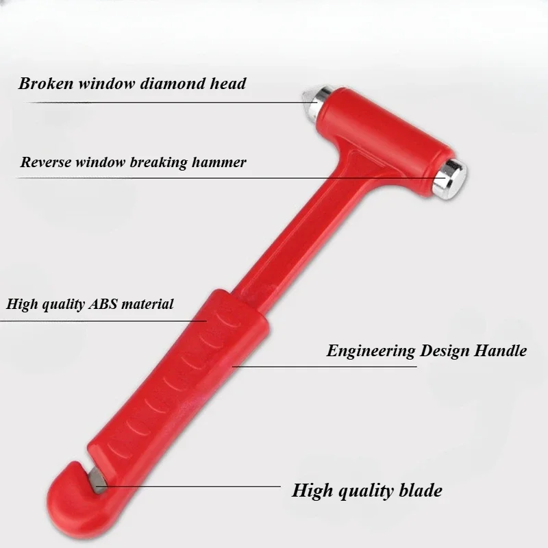 Car Safety Hammer Multi Functional Emergency Seat Belt Cutter Window Breaking Hammer Portable Car Emergent Rescue Escape Tools