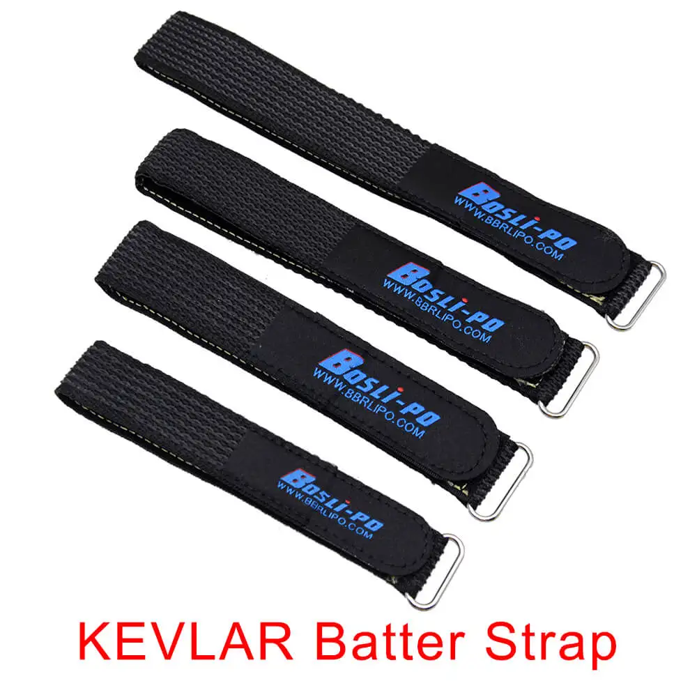 4PCS Boslipo Battery Strap Antislip Kevlar For RC Airplane FPV Drone 5/7/10 Inch Quadcopter Parts