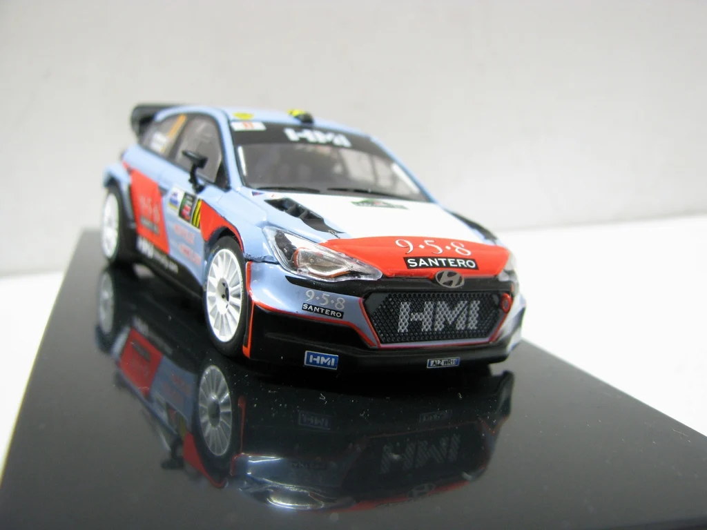 دييكاست بمقياس 1:43 IXO HYUNDAI NG I20 WRC # 11 2017 RAM660 سبيكة سيارة نموذج تحصيل لعبة هدية تذكارية عرض حلية