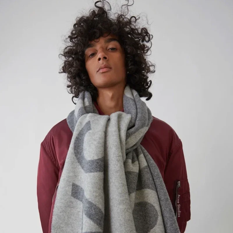 New Luxury Designer Imitation Cashmere Scarf Women Jacquard Shawl Large Winter Keep Warm Cachecol Feminino Inverno