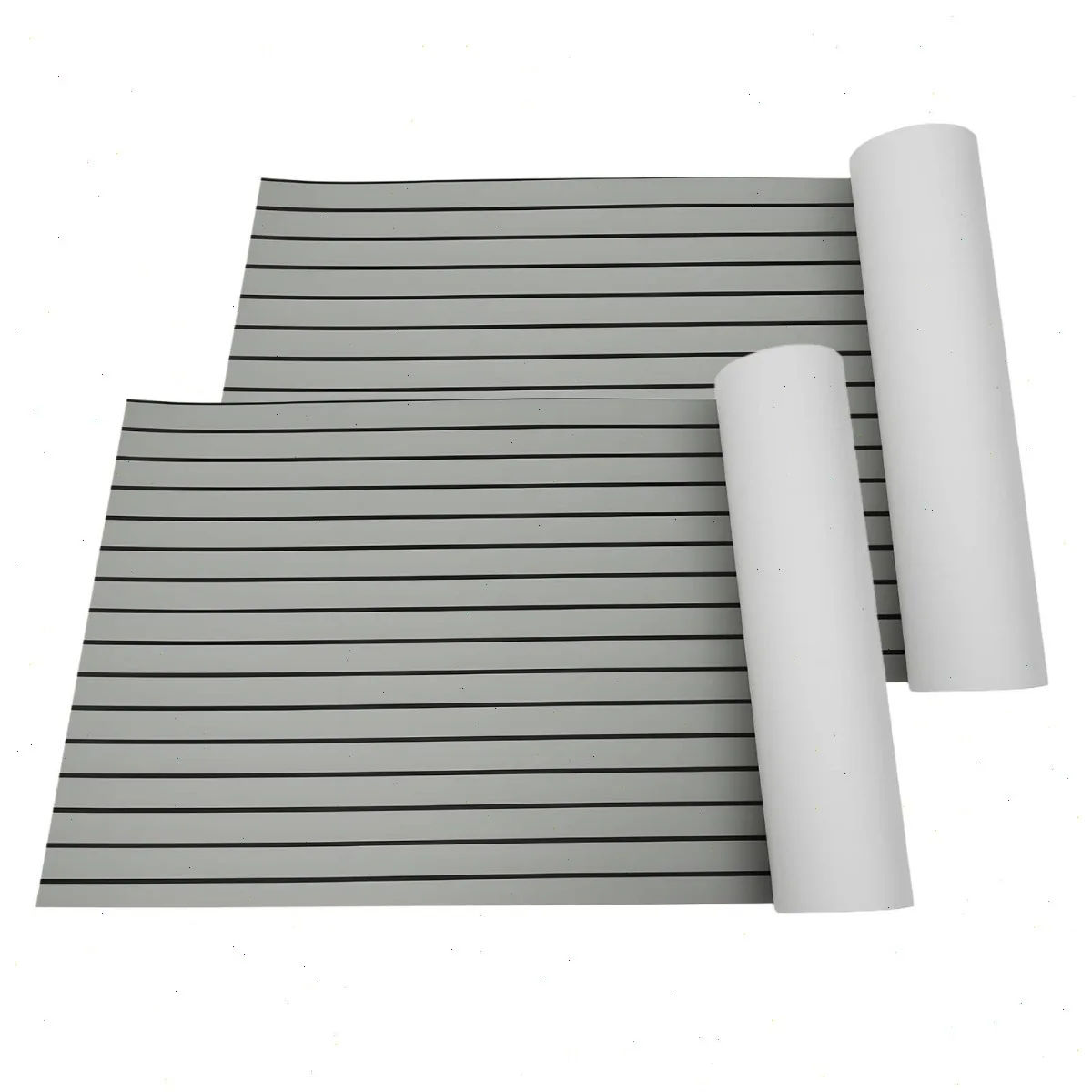 

2 Sheets 7.87*2.95Ft Anti-slip Mat, EVA Foam Marine Flooring Mat , Boat Deck Pad , RV Anti-Corrosion Noise Reducing Pad ,Grey