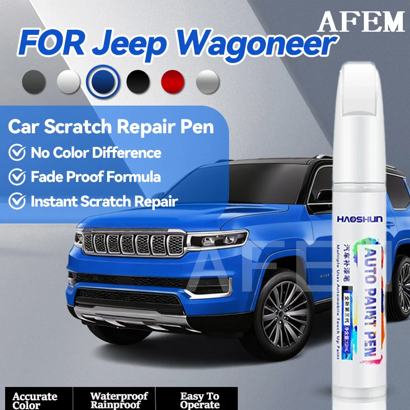 Specialized Automobiles Car Paint Repair Pen For JEEP WAGONEER Paint Scratch Repair Accessories Grey PAS White PW2 Silver PSE Re