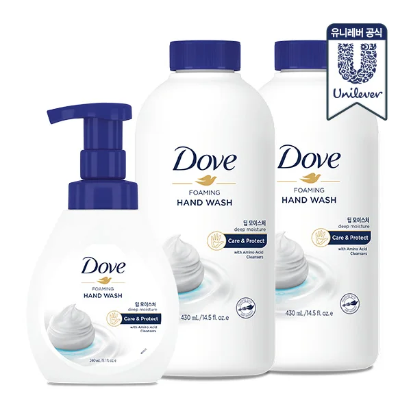 Dove Foaming Handwash Dipner Reaching Essence 240 ml + 2 Nachfüllungen 430 ml