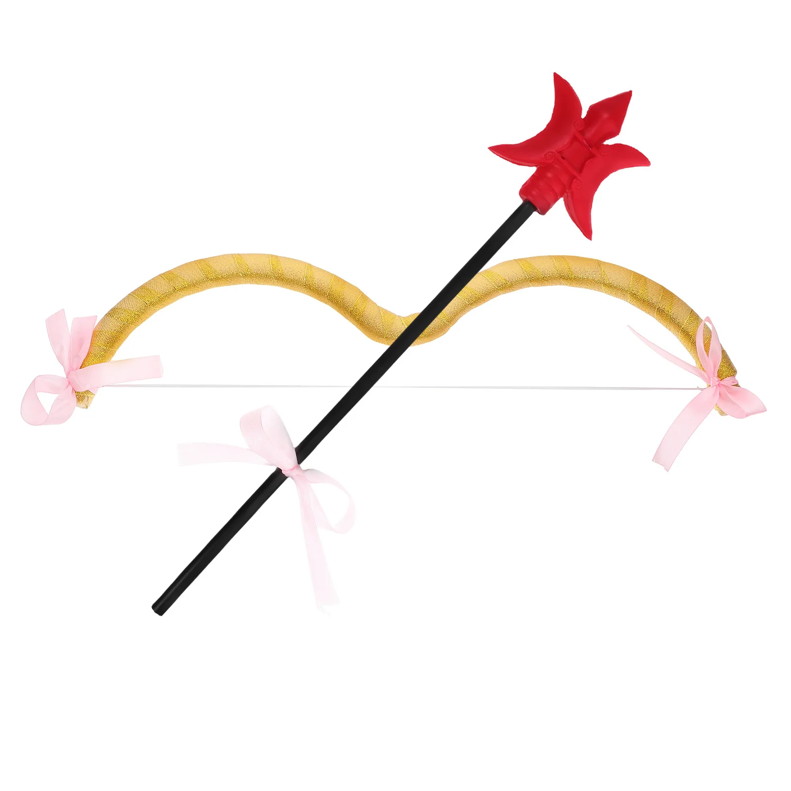 Set di accessori per costumi da Cupido Kit di frecce con fiocco piccolo per donne Bambini Accessori per feste di San Valentino Accessori per costumi da Cupido