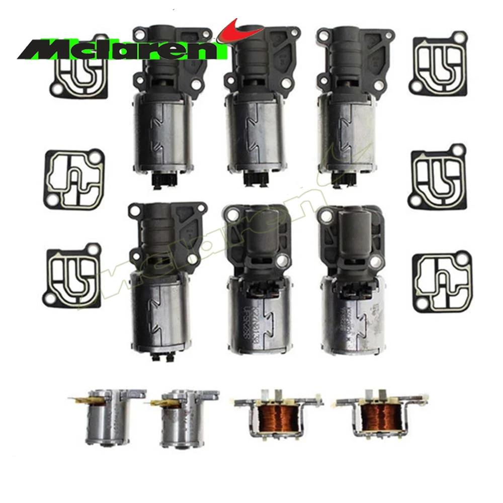 

100% NEw 10PCS DQ500 DL501 0B5 Transmission Solenoid Set Suit For Audi A4 A6 A7 Q5 7-Speed 08-11