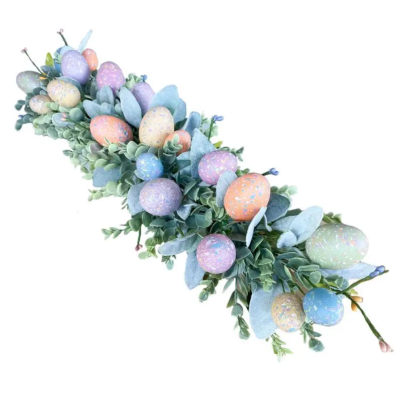 

Easter Wreath Holiday Wreath Front Door Decor Easter Door Decorations Farmhouse Window Dangling Garland For Wall Home Holiday