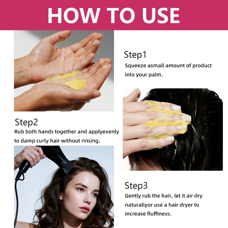 قناع تجعيد الشعر 7 في 1 من YUITIKUE، العناية وتصفيف الشعر الكل في واحد، حماية من الضرر الحراري، يحتوي على زبدة الشيا وزيت الخروع #6