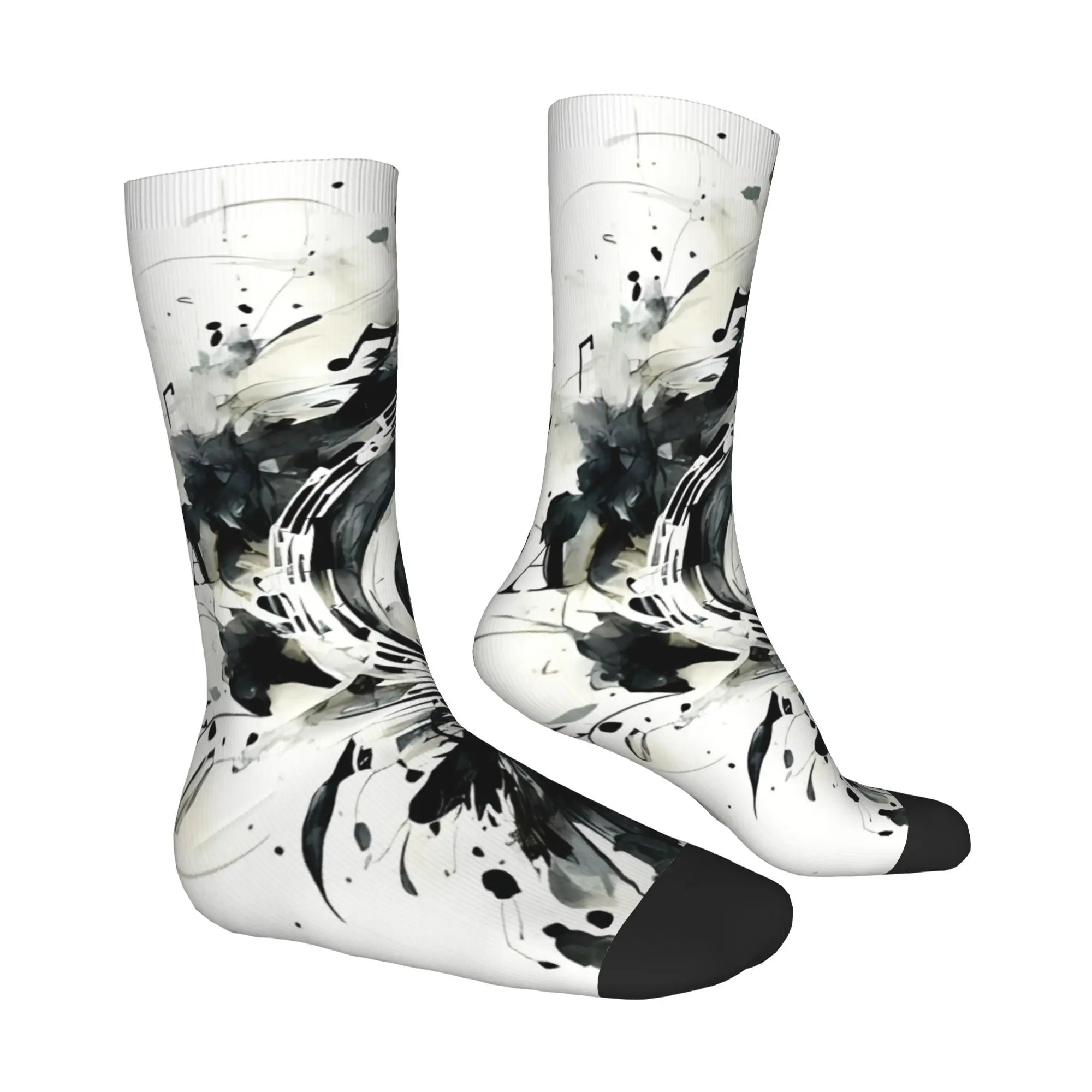 Musical Notes Magnificent Socks Male Mens Women Spring Stockings Printed
