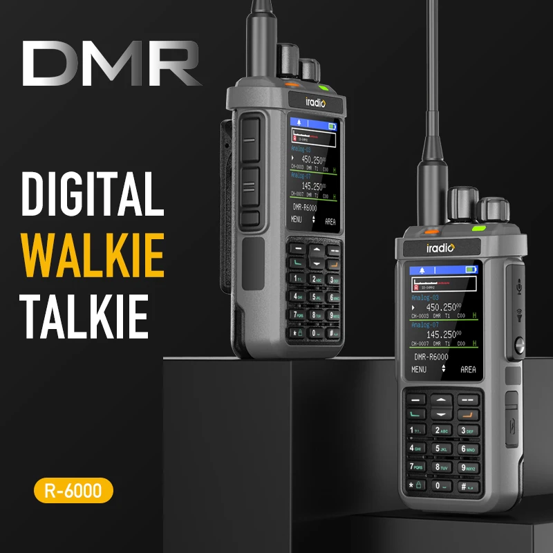 Iradio R-6000 10Wハイパワーデジタル無線機 DMR