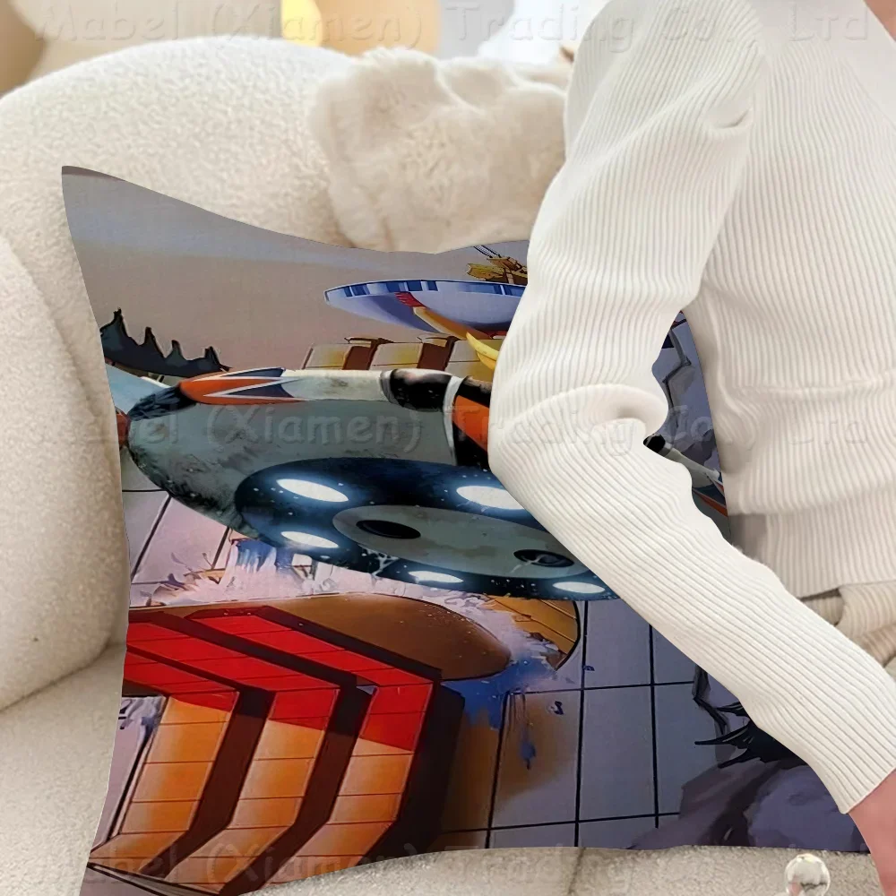 

Ufo Robot Goldrake Anime Cushion Cover Decorative Pillow Sofa Home Decor Case Pillow Cases