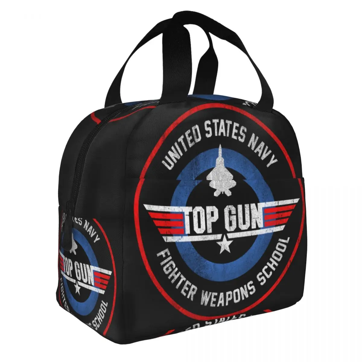 Top Gun Maverick Fighter Weapons School Insulated Lunch Bag for Work School Resuable Cooler Thermal Bento Box