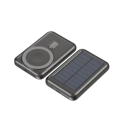 10000mAh Magnetic Wireless Charger Power Bank for iPhone 16 15 14 13 12 Mini Solar Powerbank Portable External Battery Charger