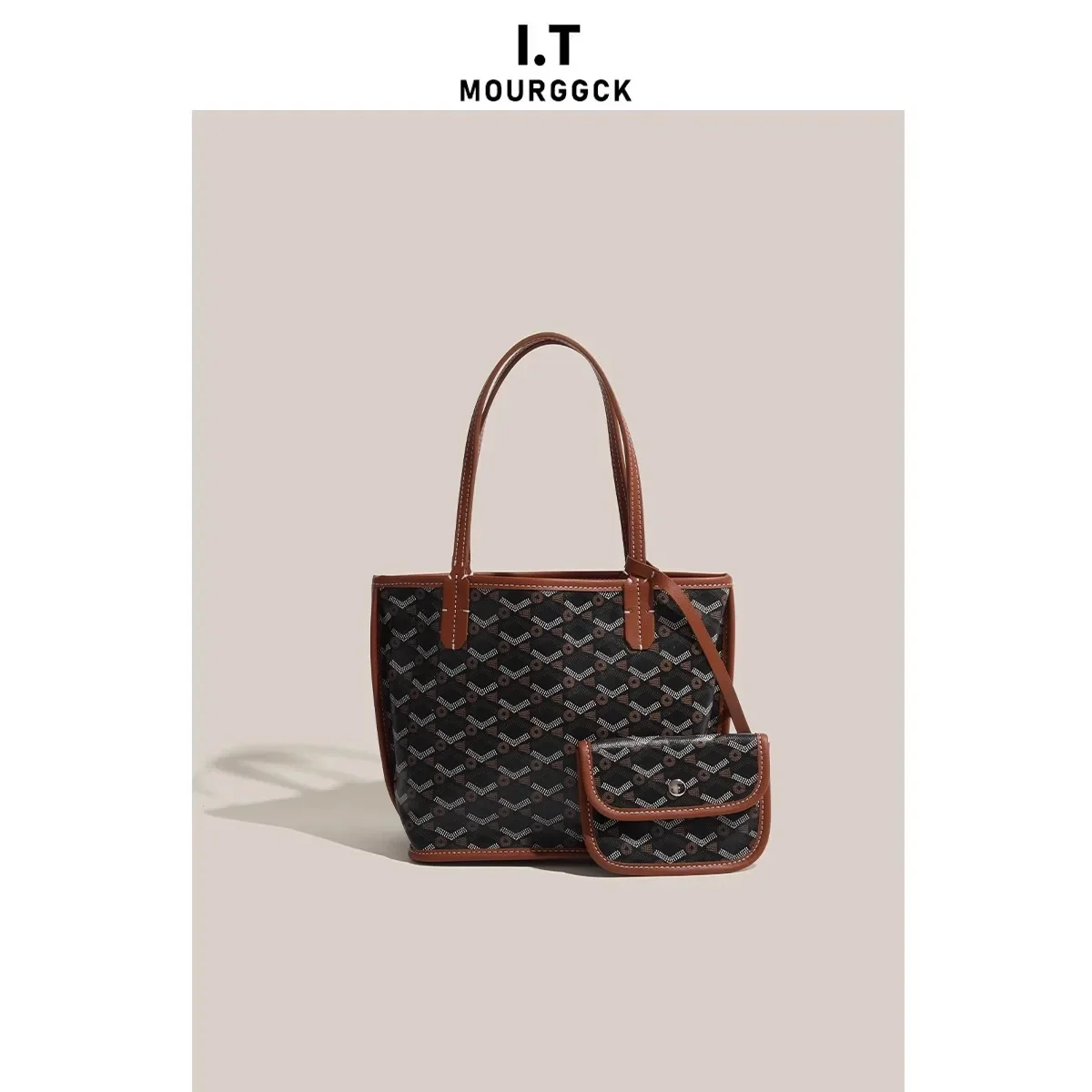 Luxury Brand Fashion Versatile Underarm Tote Bag with High Texture Light Luxury Large Capacity Vegetable Basket Shoulder Bag