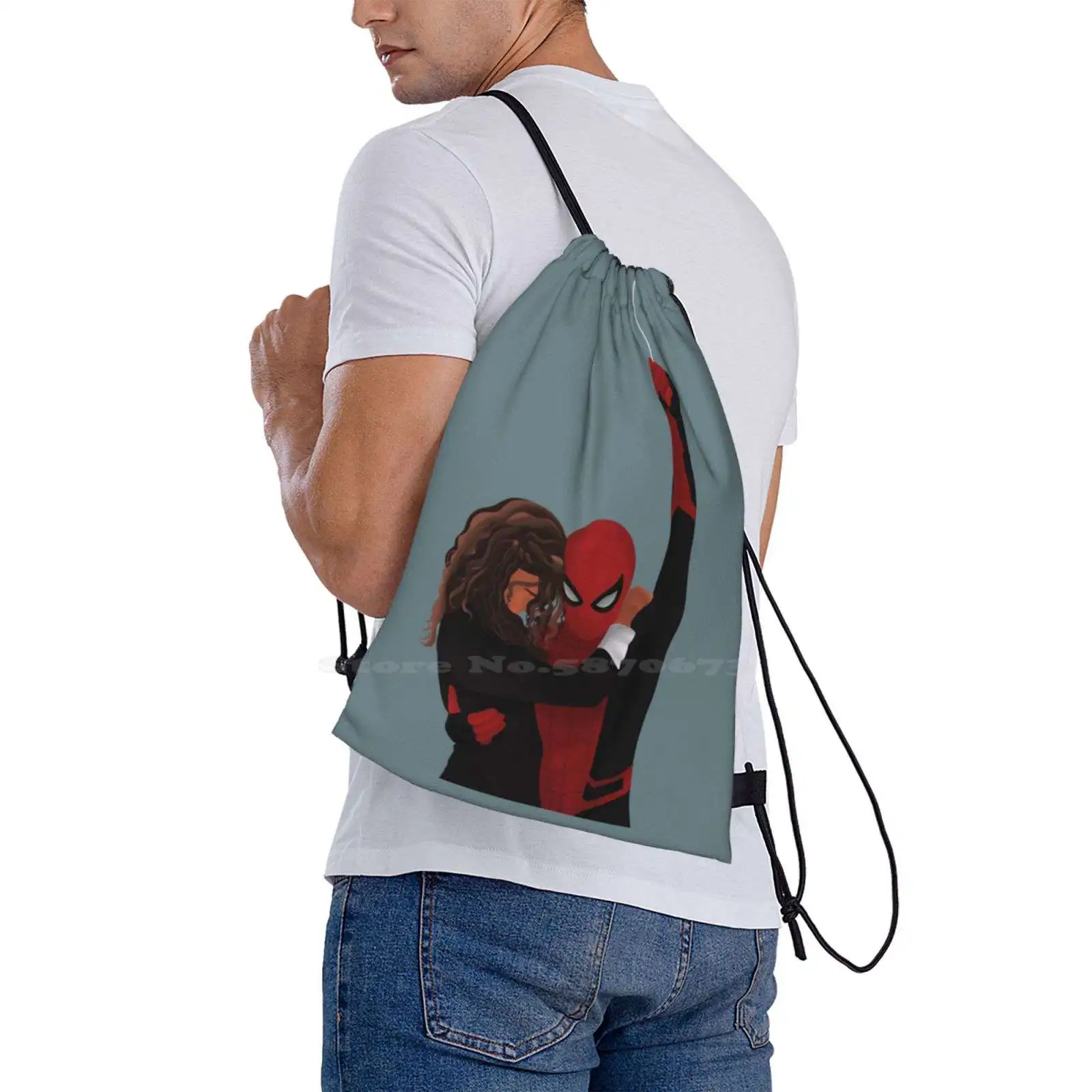 You'Re Gonna Love This Hot Sale Schoolbag Backpack Fashion Bags Homecoming Far From Home Mcu Tom Holland Zendaya Tomdaya Peter image 6