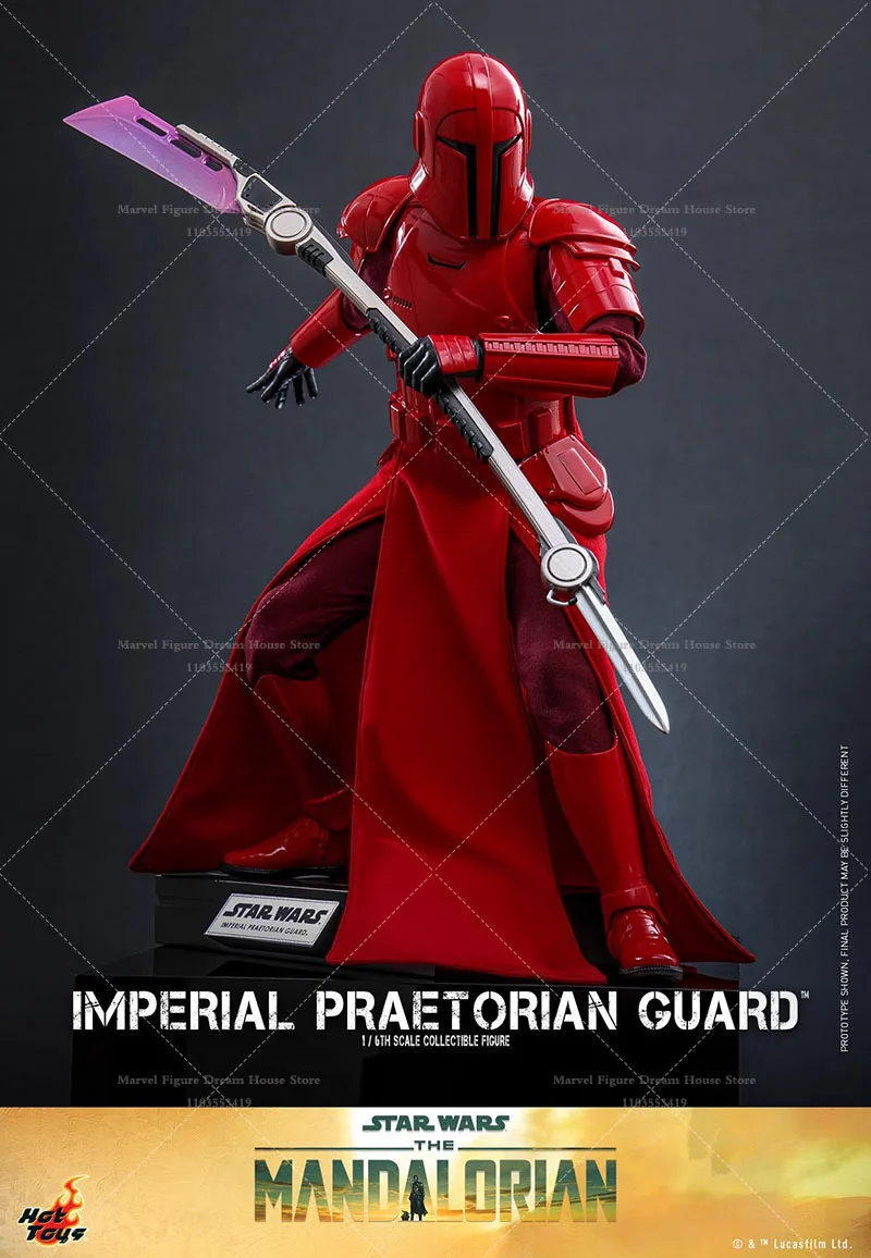 Oryginalny HOTTOYS HT TMS108 Figurka kolekcjonerska Star Wars Mandalorian Imperial Guards w skali 1/6, około 30 cm, męski, pełny zestaw, figurka akcji S