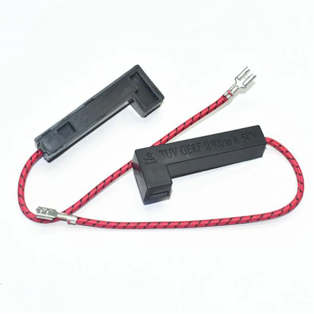 5KV 800mA Sekering Tegangan Tinggi untuk Bagian Oven Microwave Pegangan Sekering Universal Oven Microwave