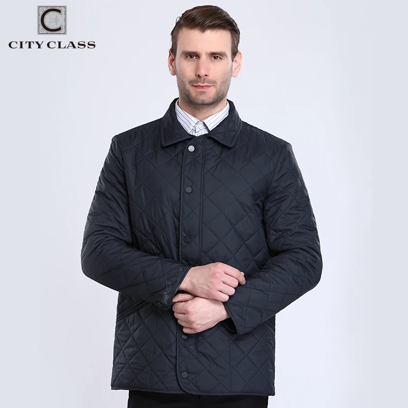 CITY CLASS Autumn Men Jacket Business Casual Coats Fleece Lining New Hot Jacket Padding Spring for Male  CC15307