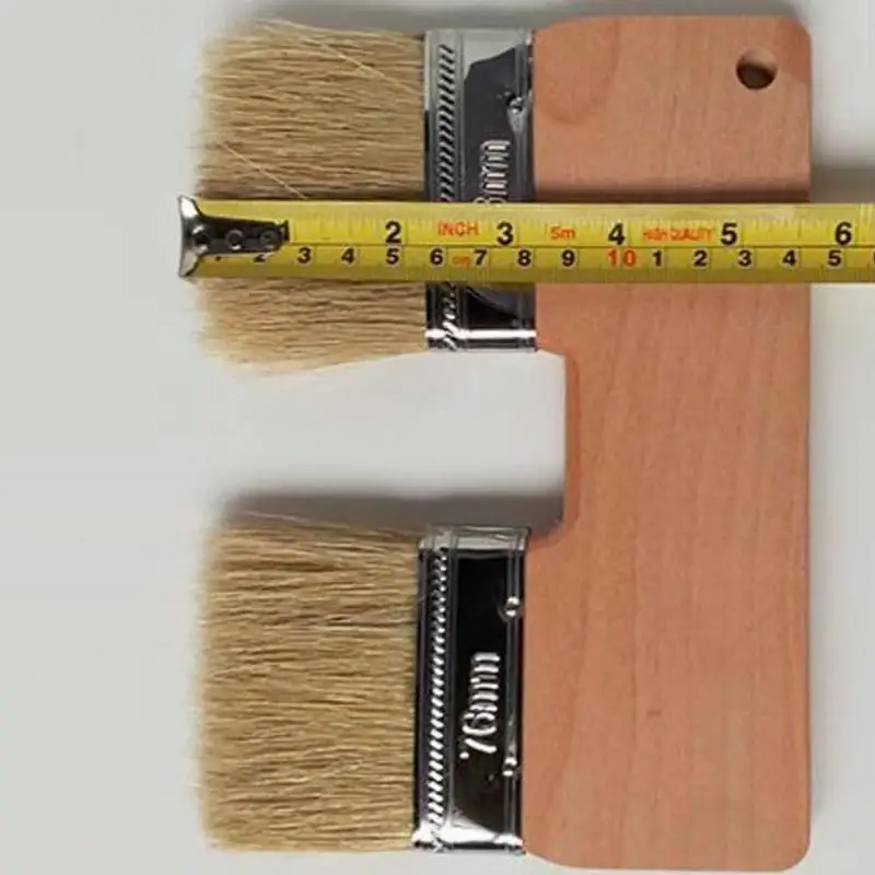 Double Paint Brush Paint Brush House Butter Mixed Fiber Painting Brush Paint Application Tools Texture Brush For Art Craft Paint