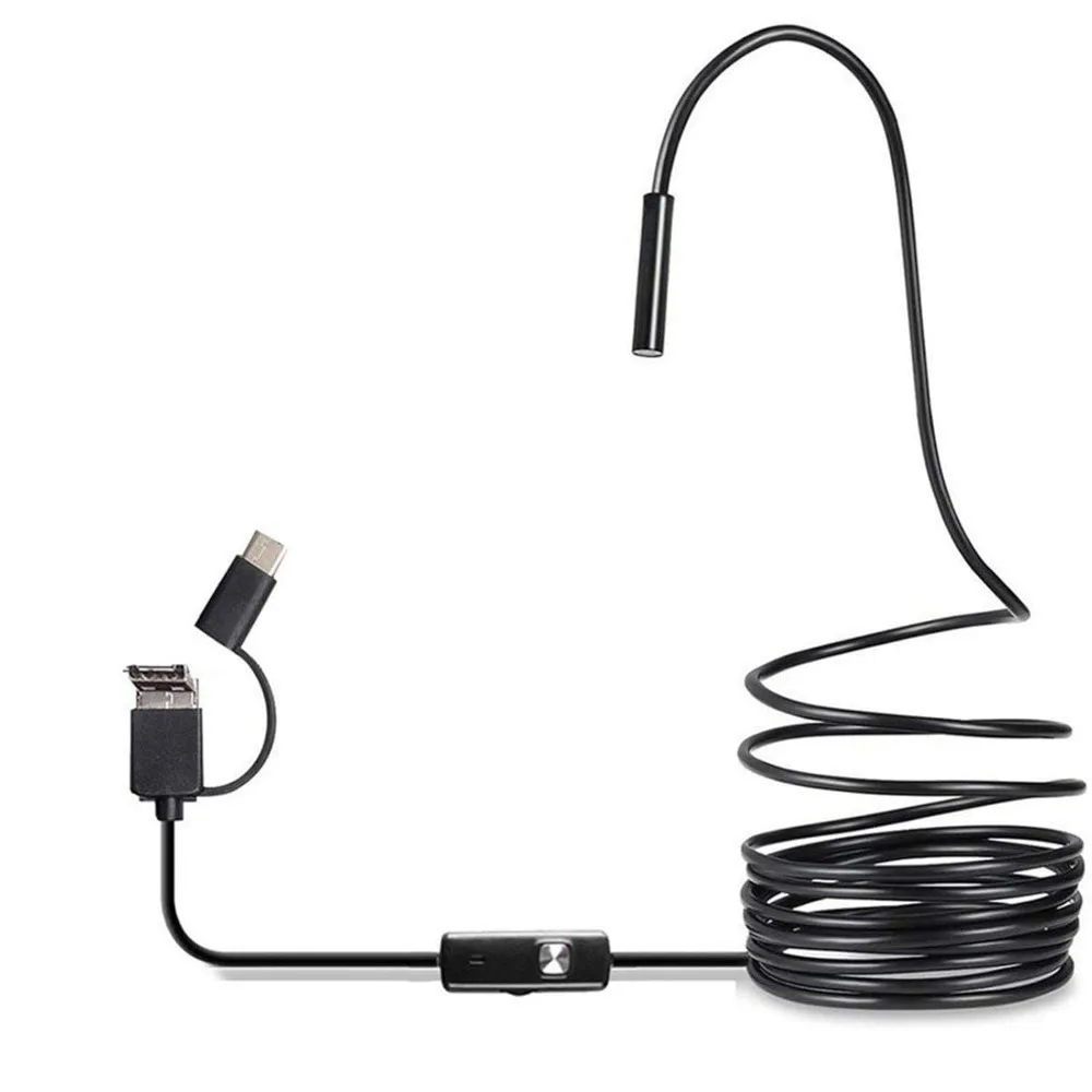 3 in 1 408P/720P/1080P Inspection Camera LED Light Universal Borescope IP67 Waterproof Endoscope Industrial Inspection