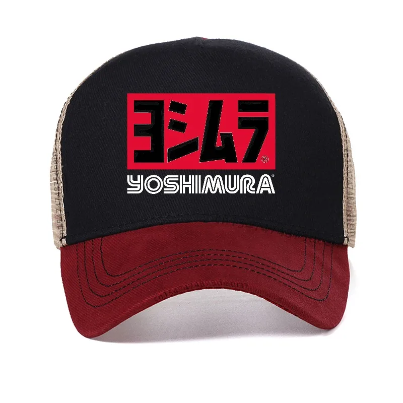 Yoshimura Motorcycle Racing Snapback Cap Adjustable Lightweight Breathable Baseball Hat Perfect for Sports Fans hats