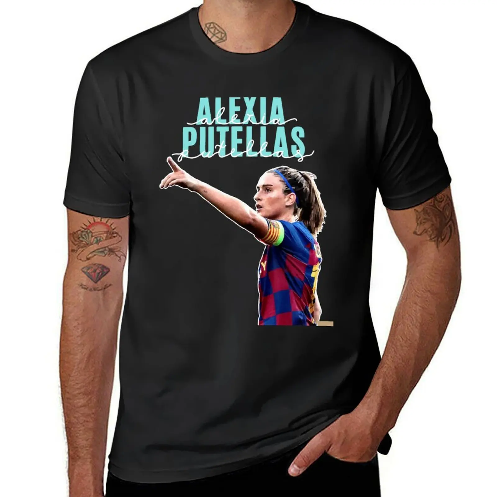 Alexia Putellas T-shirt oversized plain mens big and tall t shirts