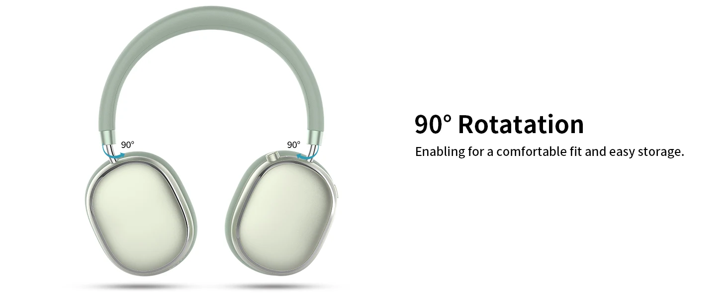 Hybride Kopfhörer mit aktiver Geräuschunterdrückung und Knopfsteuerung, 65 Stunden Spielzeit, Over-Ear-Kopfhörer, kabelloses Bluetooth 6.0, hochauflösendes Audio – Detail 21