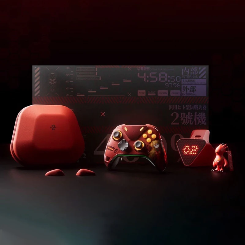 Apex 5 4 xEva Game Controller 2.4G Wireless Bluetooth Tri-Mode Alloy joystick Force Feedback Trigger Gamepad Switch Accessories