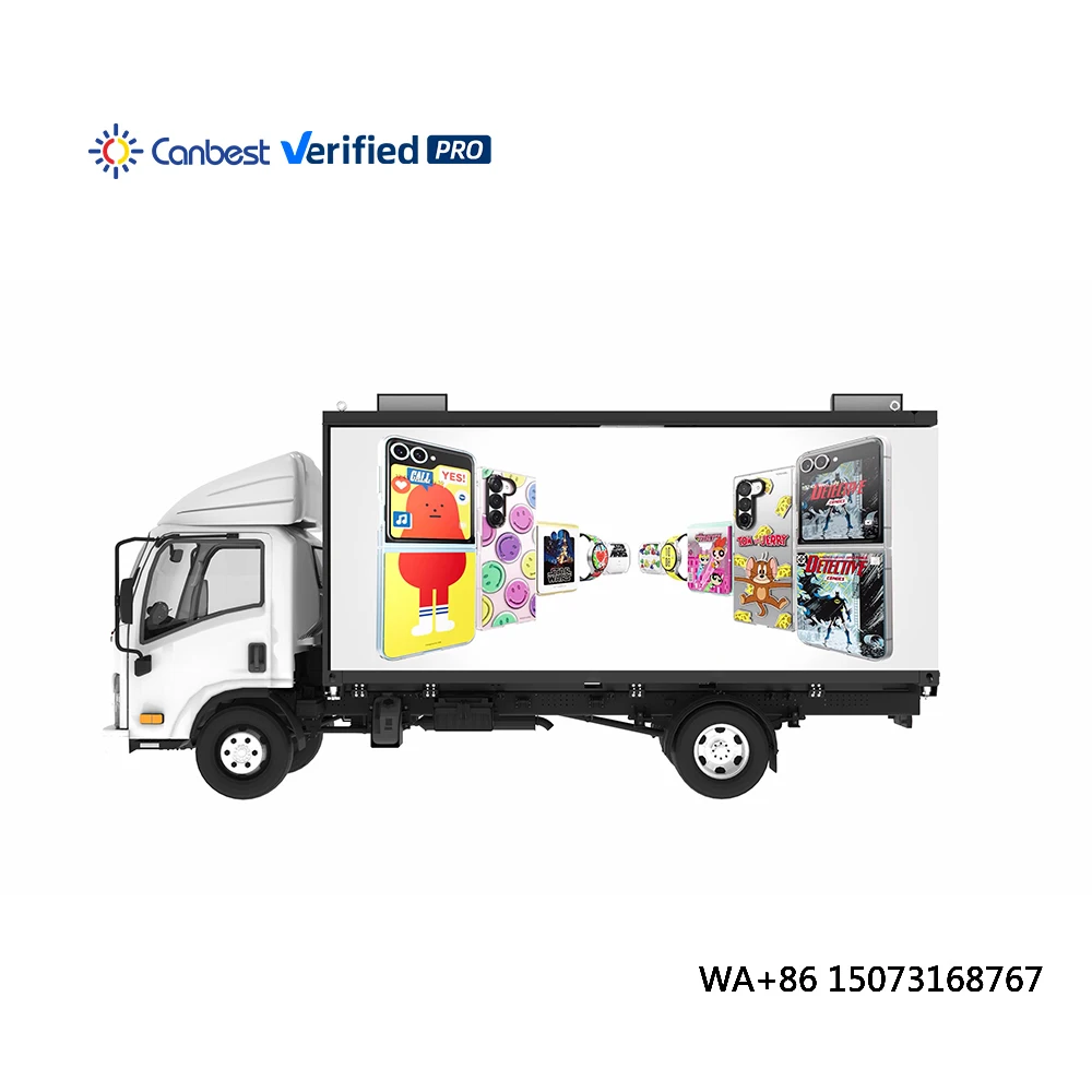 

Canbest Super Corrosion Resistance P5.7 13Ft 16Ft Outdoor Mobile Advertising Truck Box Seamless Led Display Screen Billboard