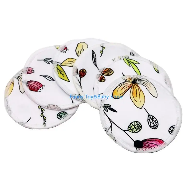 منصات التمريض 6 قطعة/المجموعة قابل للغسل الثدي الرضاعة الطبيعية سوبر الامتصاص حصيرة للأم للماء تغذية وسادة قابلة لإعادة لوازم #3