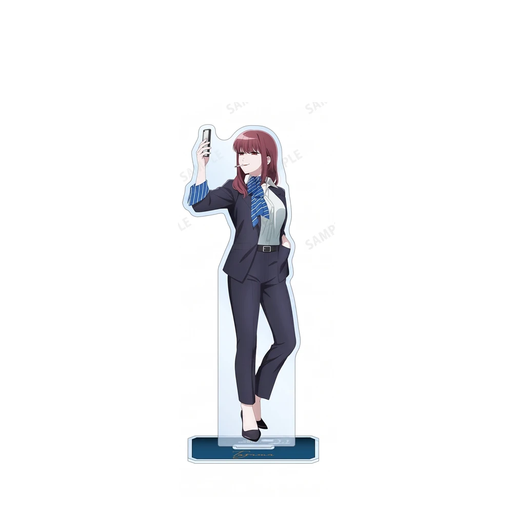 Anime Smoking Behind The Supermarket With You Acrylic Stand Keychain Sasaki Tayama Character Merch Custom