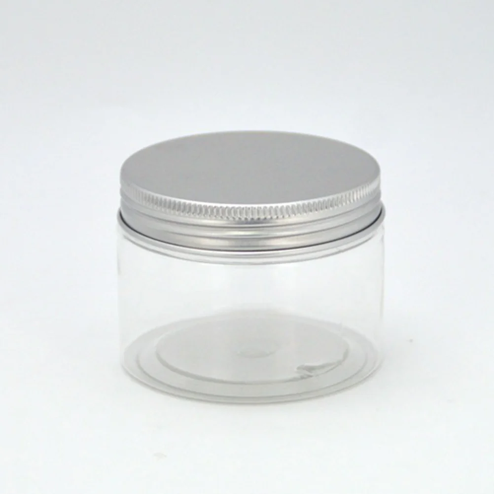 3 قطعة برطمانات كريم بلاستيكية مستديرة حاويات لولبية لتخزين مستحضرات التجميل ومنتجات العناية بالبشرة حاوية كريمات جرة لوشن لولبية