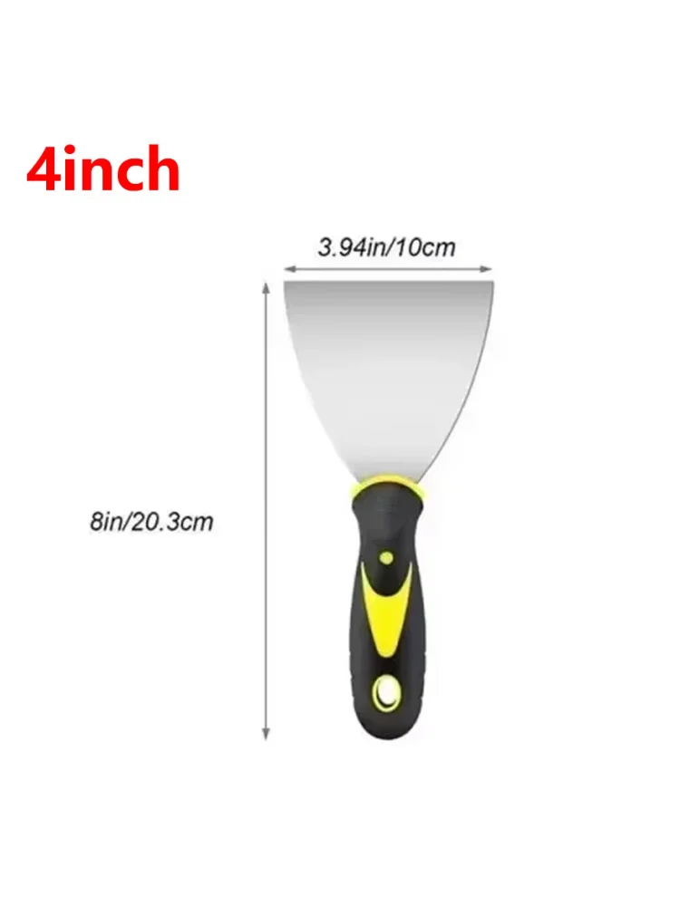 2/3/4/5 Inch Stainless Steel Putty Knife Scraper Shovel Paint Tools Construction Tools Household Industrial Cleaning
