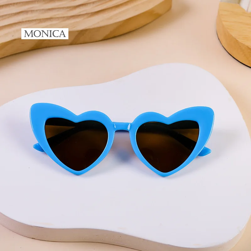 New Kids Cartoon Heart Sunflower Sunglasses Girls Boy Children Outdoor Round UV400 Sun Glasses Kids Sunglasses glasses