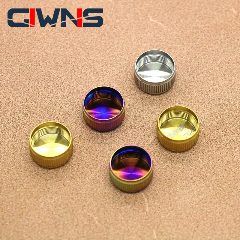 TC4 Titanium Alloy Spindle Clasp Brake Micro Adjustment Button For ABU C3 C4 Rocket Super Chief Ambassador AMB Drum Accessories