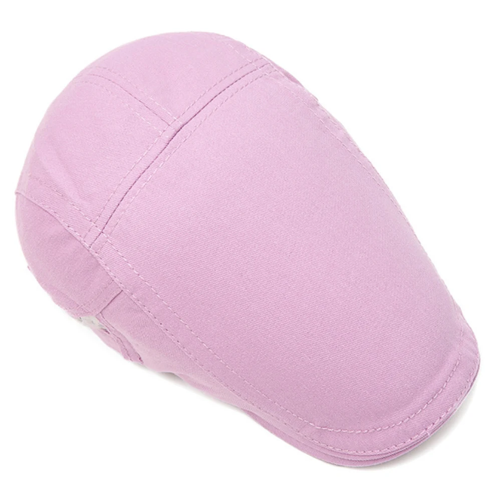 HT5145 Baskenmützen für Männer und Frauen, Retro-Künstler-Malermütze, Neue Einfarbige Unisex Ivy Flachmütze, Verstellbare Baskenmütze für Damen und Herren – Detail 9